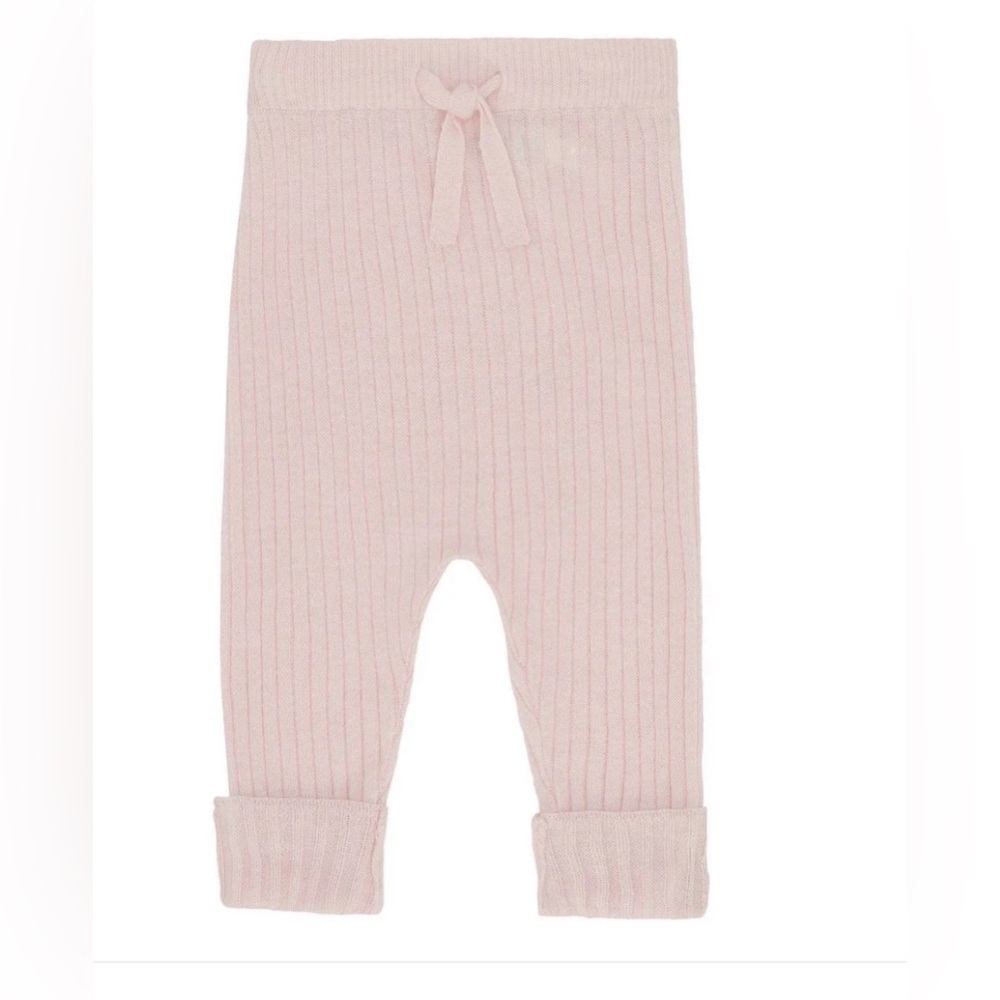 Molo Pink Ribbed Kids Casual Bottoms
